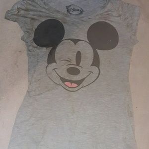 DISNEY STORE WINKING MICKEY SHIRT Kids Small